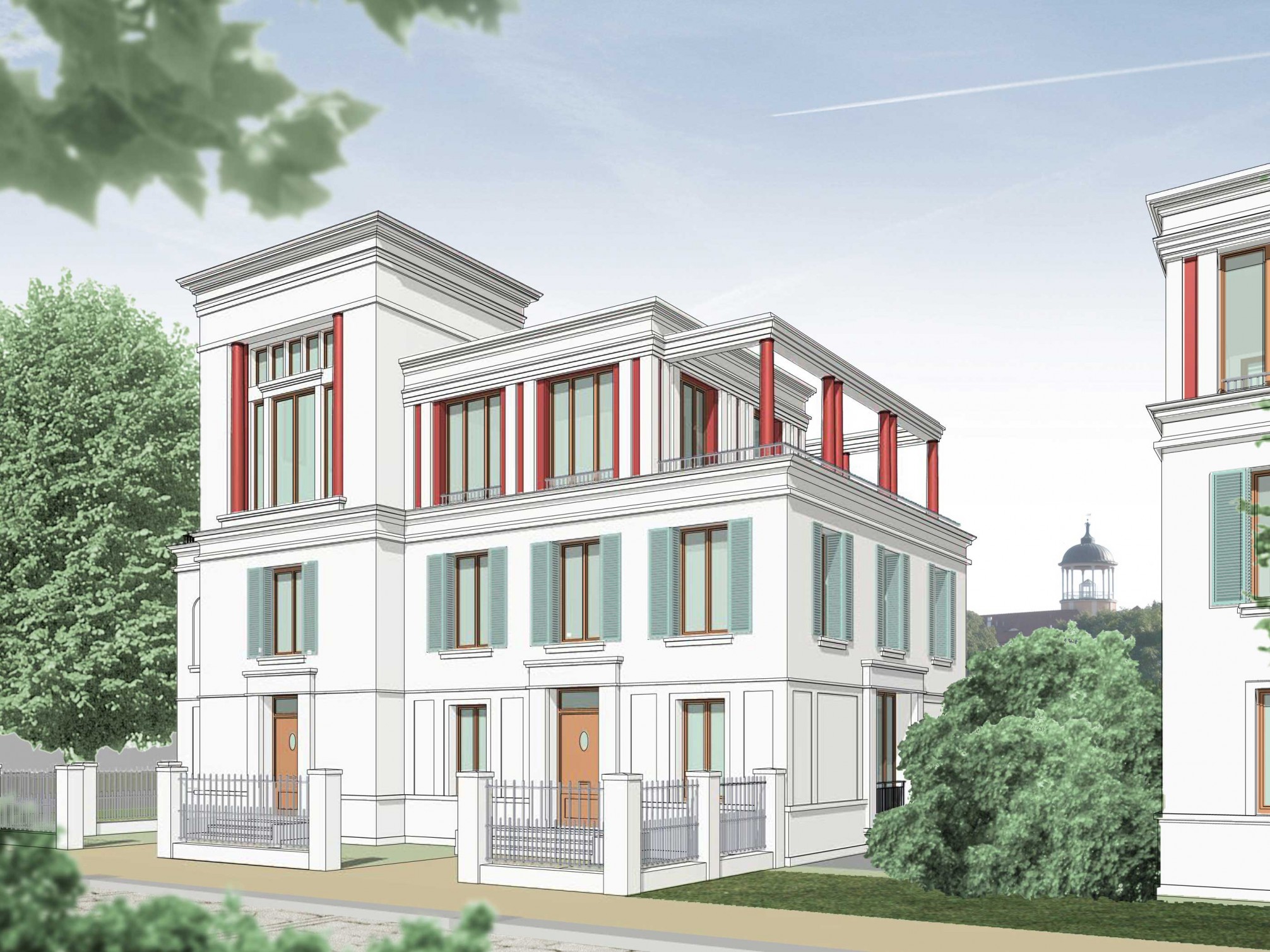 Wohnhäuser Berliner Vorstadt Potsdam Projekte / Nöfer Architekten